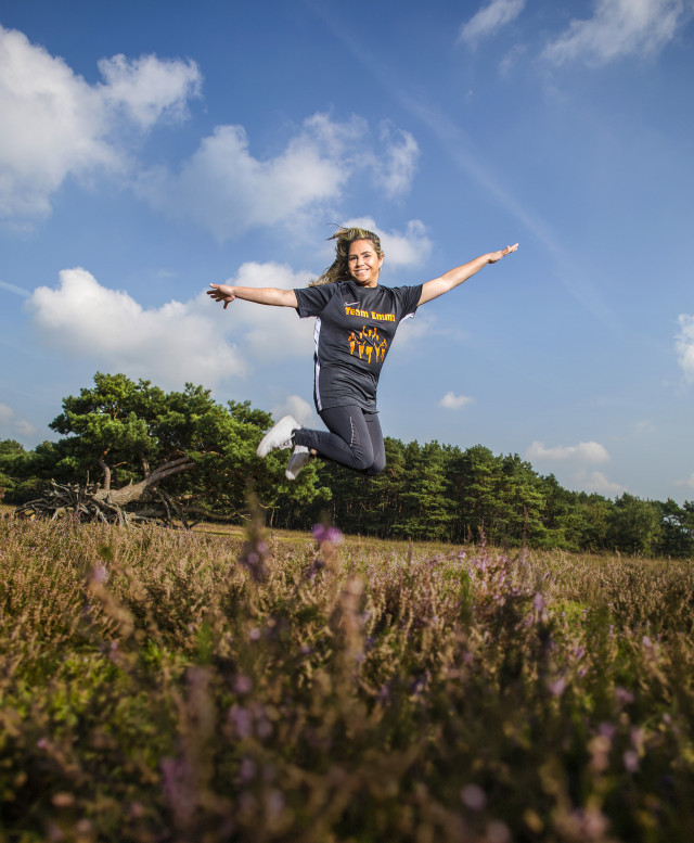 Emma ging hardlopen voor het Leger des Heils